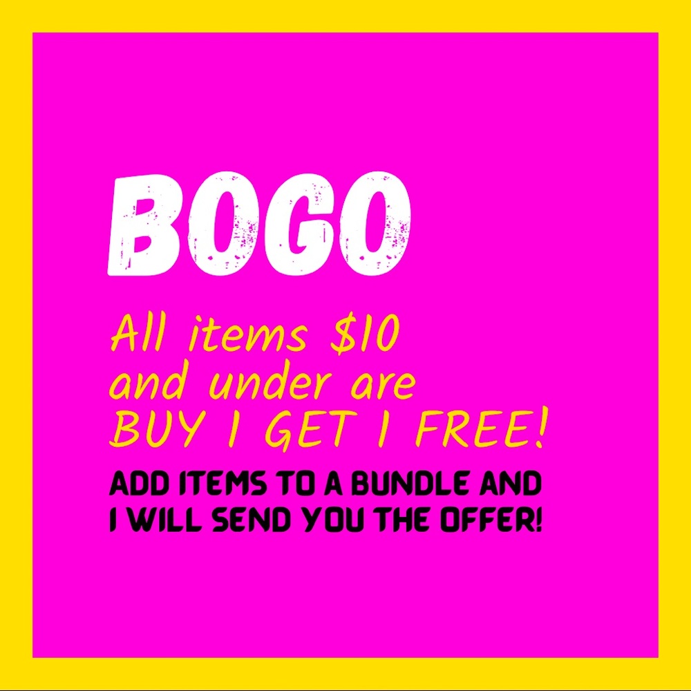 🛍 Buy One Get One FREE! 🛍